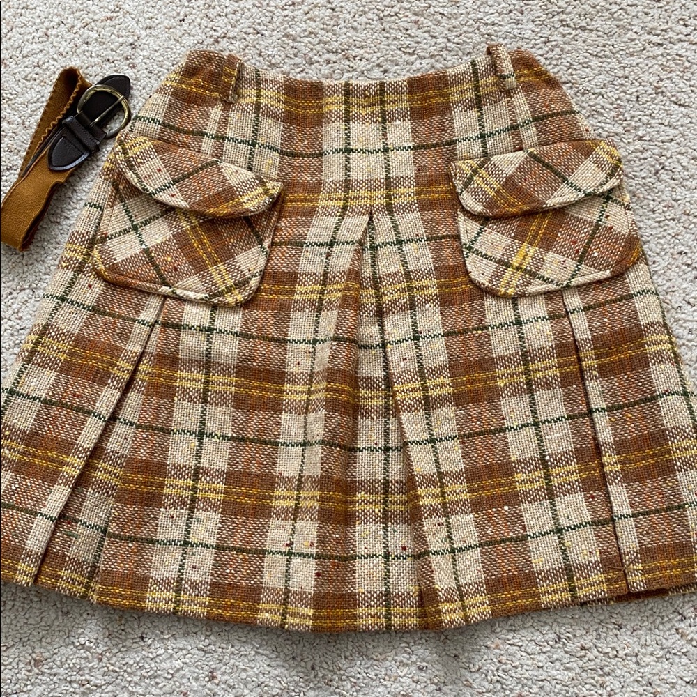 Adorable Vintage Wool Skirt. Lord & Taylor. The Villager. Size 12.* (See meas.)